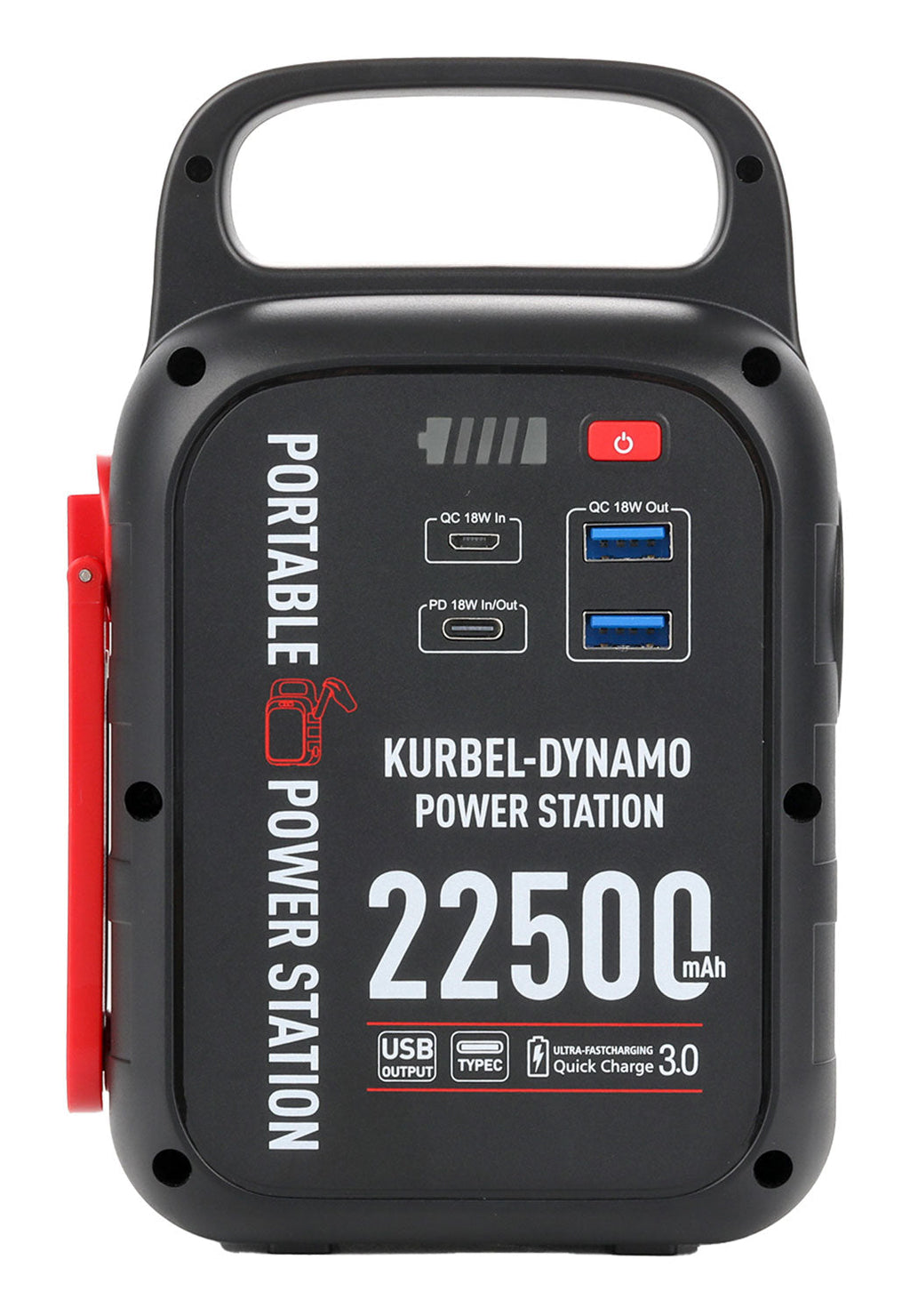Kopp Verlag Kurbel-Dynamo-Powerstation 22500mAh