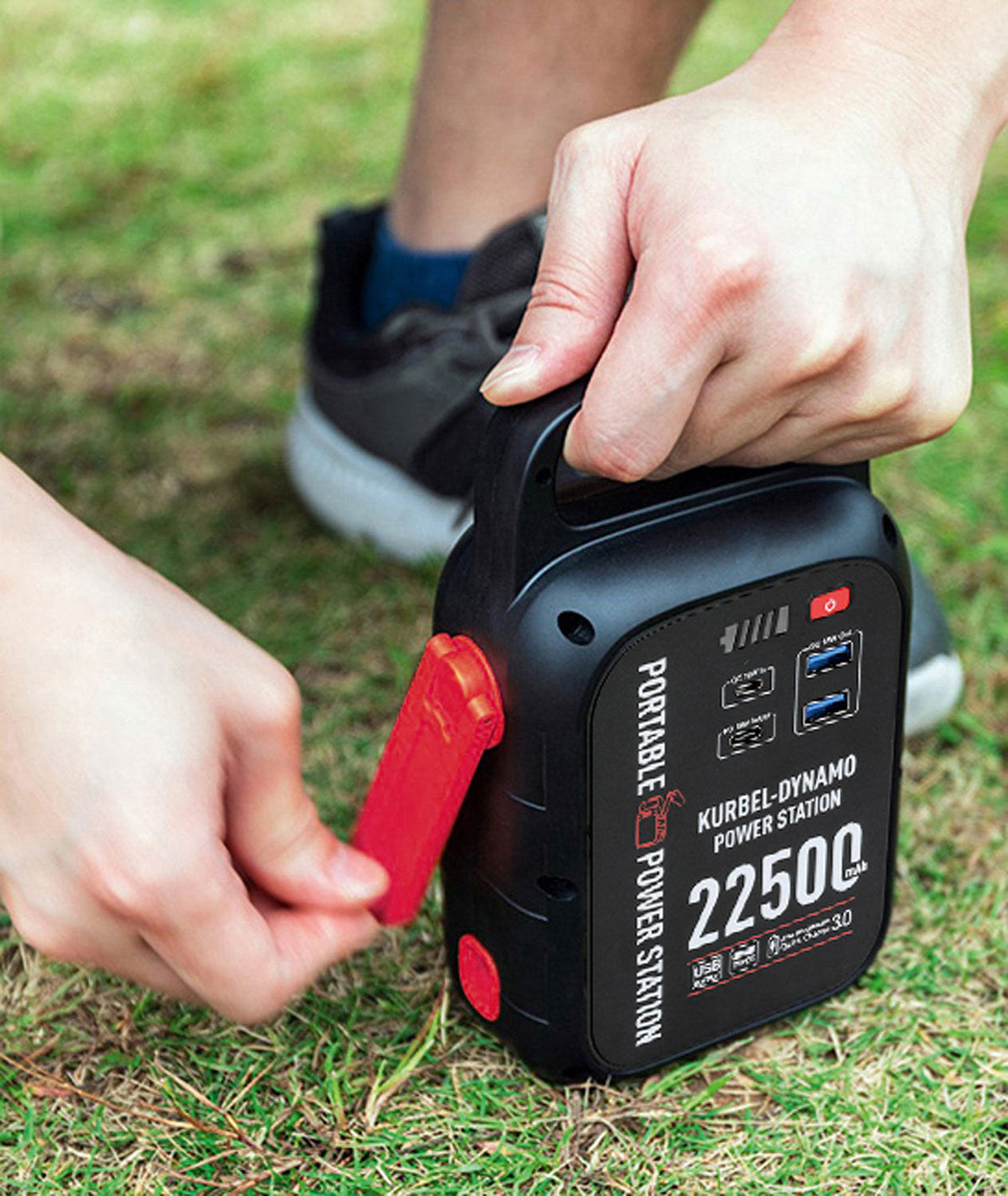 Kopp Verlag Kurbel-Dynamo-Powerstation 22500mAh