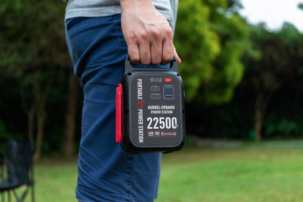 Kopp Verlag Kurbel-Dynamo-Powerstation 22500mAh