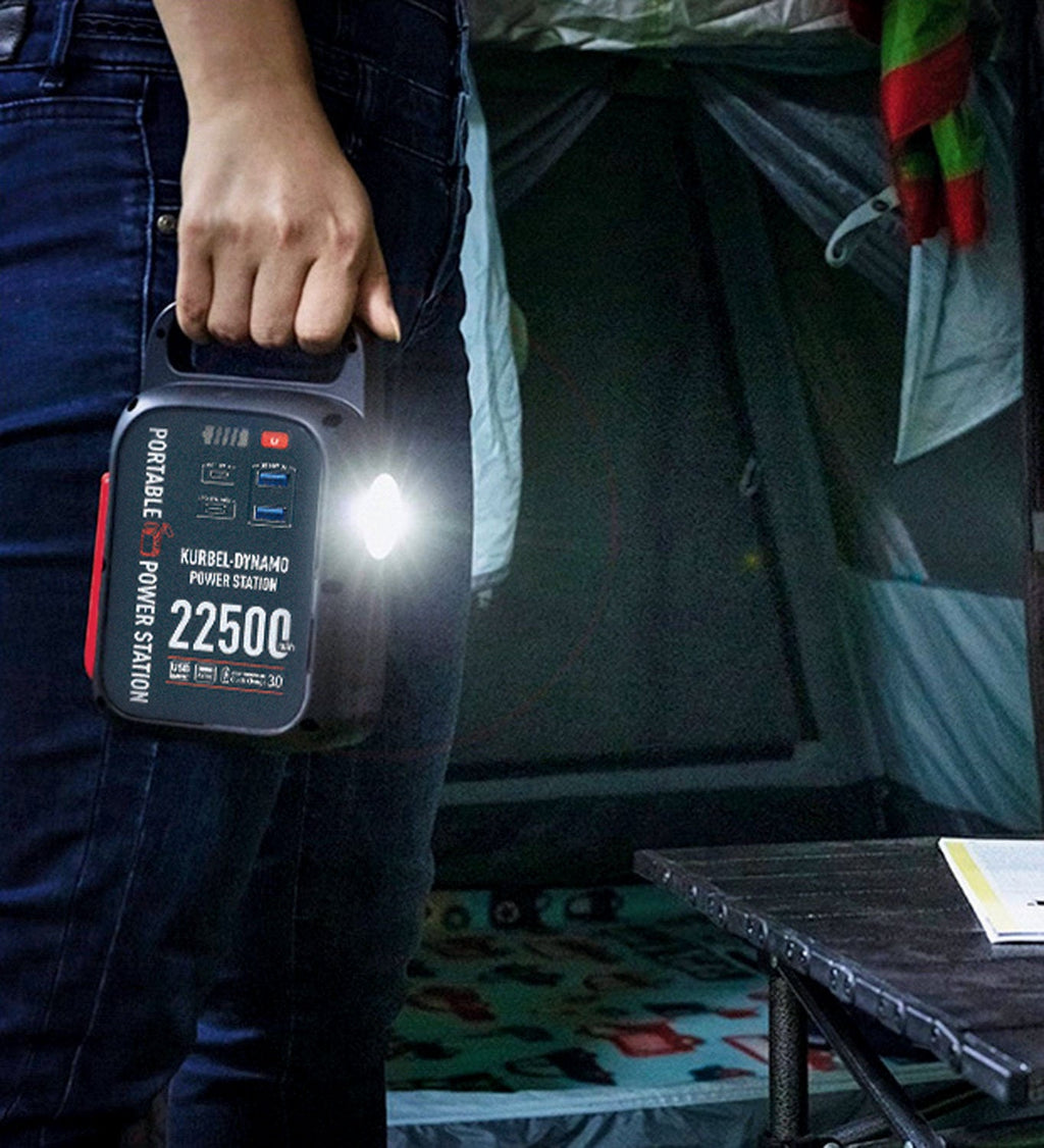 Kopp Verlag Kurbel-Dynamo-Powerstation 22500mAh