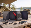 Kopp Verlag Kurbel-Dynamo-Powerstation mit Solarpanel 30W
