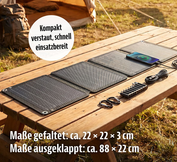 Kopp Verlag Kurbel-Dynamo-Powerstation mit Solarpanel 30W