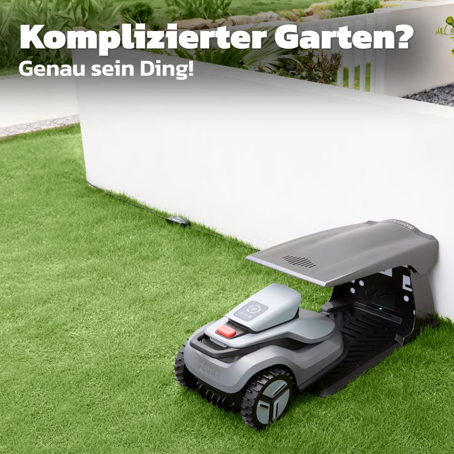 TerraMow V600 Mähroboter Kabellos 600 m²