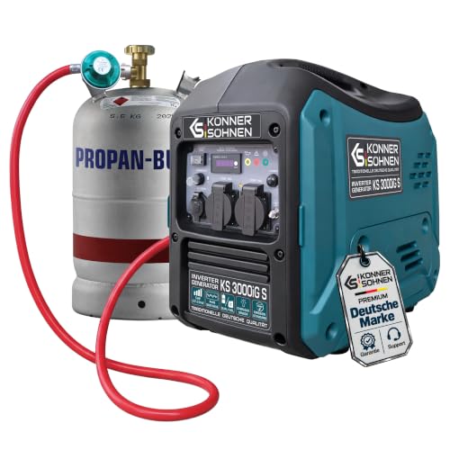 Könner&Söhnen KS 3000iG S Inverter Stromerzeuger Benzin LPG 3300W