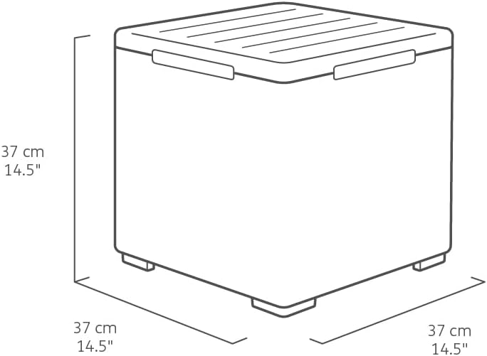 Keter Nora Gartenmöbel Lounge Set, inkl. Sitzkissen, grau, für 4 Personen, wahlweise 3er Sofa + Sessel oder 2x 2-Sitzer Sofa und Tisch