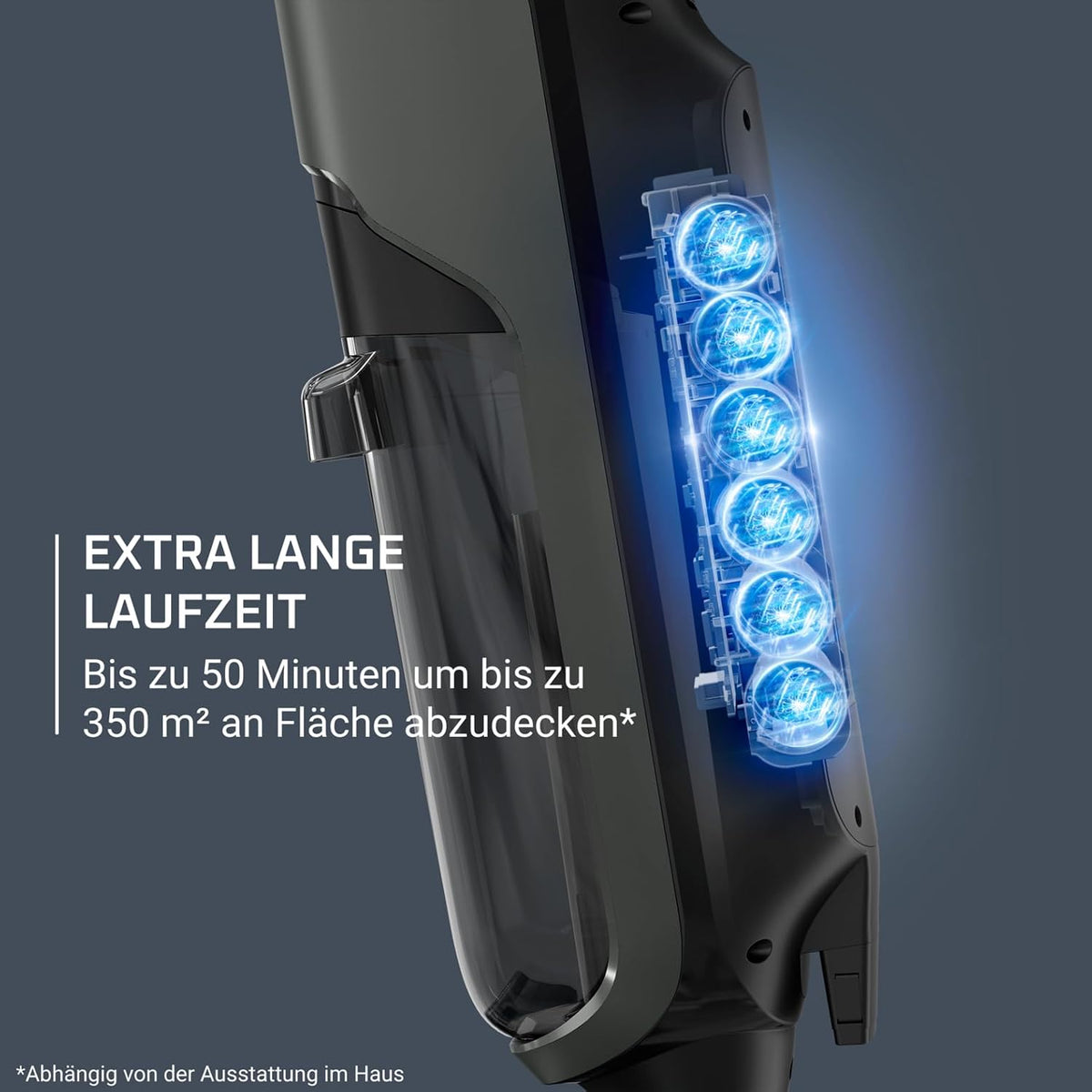 Rowenta X-Clean 4 kabelloser Nass-und Trockenstaubsauger, 50min Laufzeit