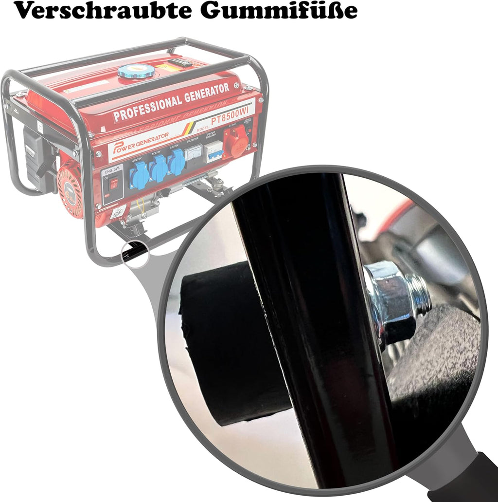 Messermann PT 8500 WI Benzin-Stromerzeuger 6,5 PS