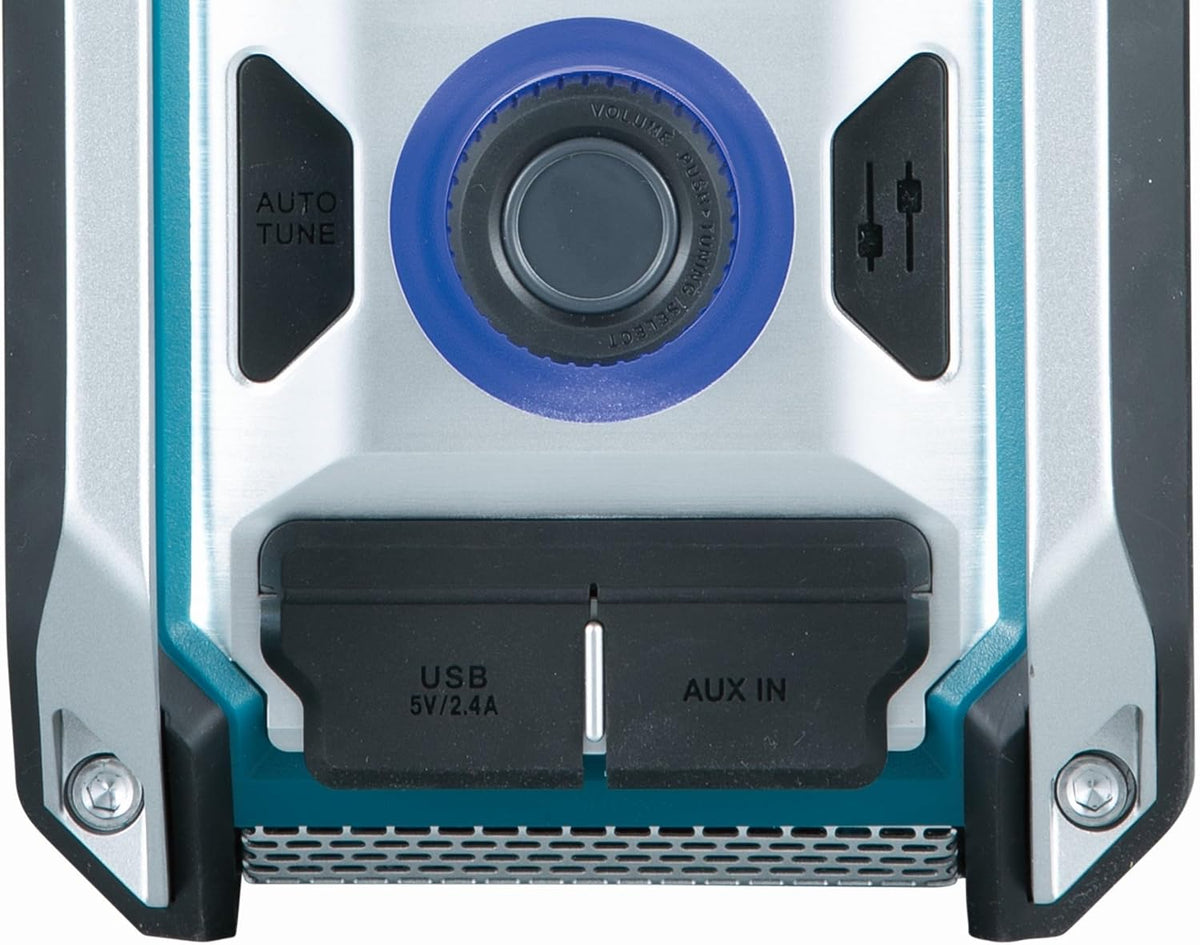 Makita MR007GZ Baustellenradio 18 V, 40 V Max., DAB, DAB+, FM, Bluetooth, Petrol, ohne Akku, ohne Ladegerät