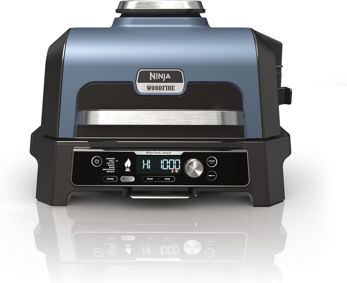 Ninja Woodfire Pro Connect XL Elektrischer BBQ Smoker Grill, wetterfest