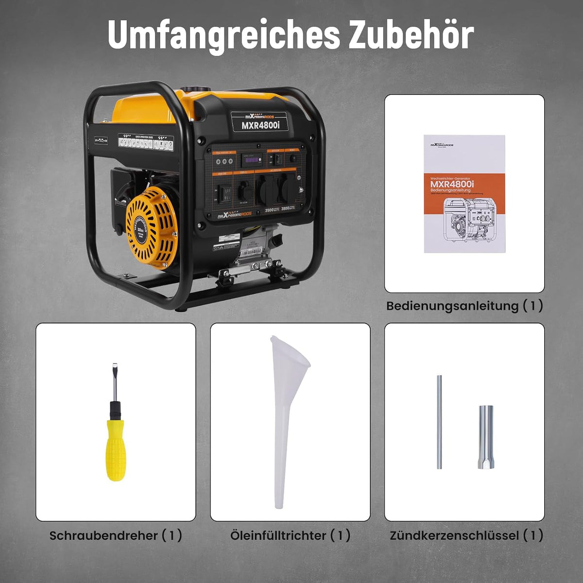 maXpeedingrods MXR4800I Inverter Stromerzeuger Benzin