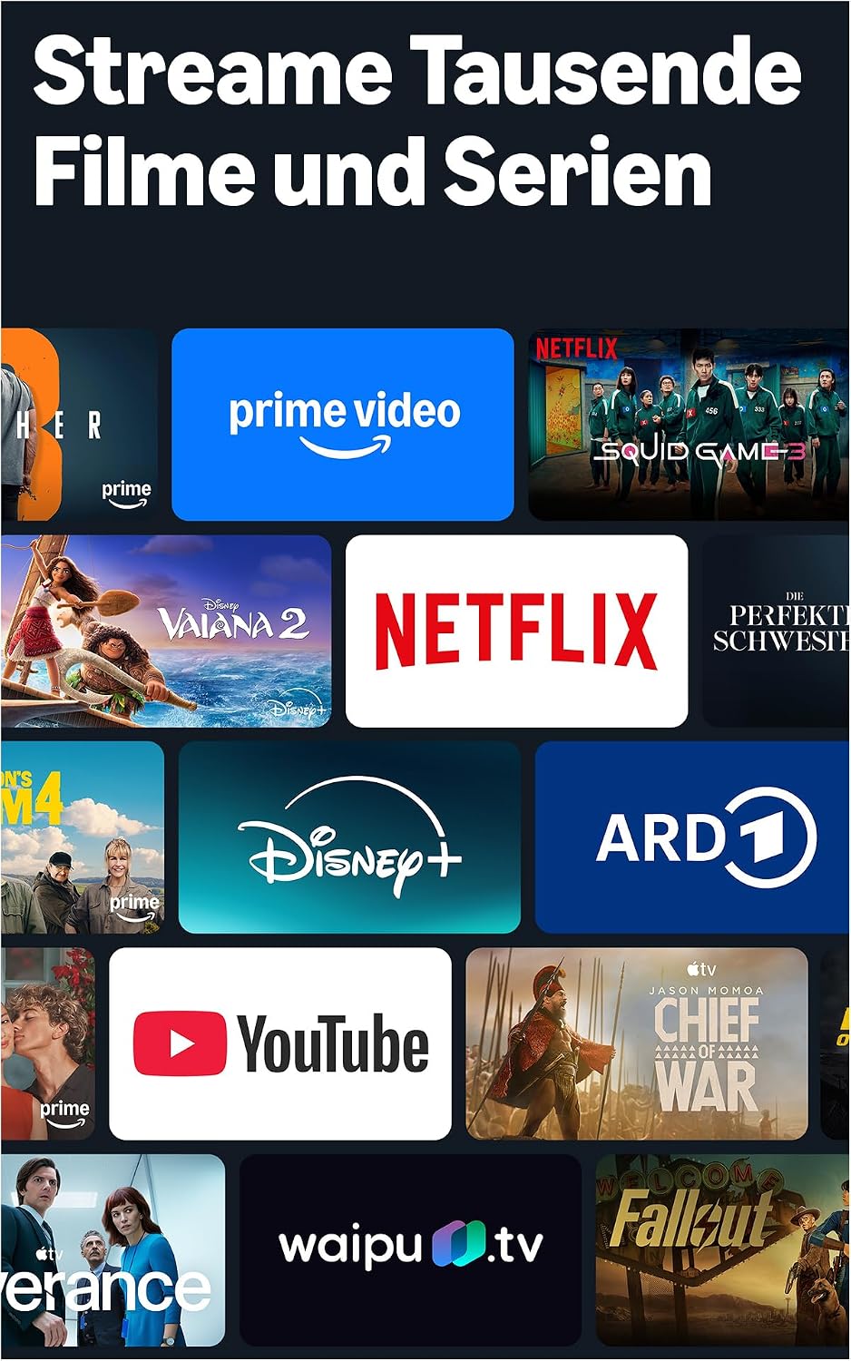 Amazon Fire TV Stick 4K Max 2. Gen. B0CW4HD359, Wi-Fi 6E, 16GB, Dolby Vision, Ambient-TV