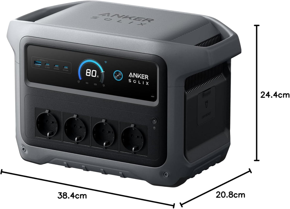 Anker Solix C1000 Gen 2 Tragbare Powerstation 2000W 1024Wh