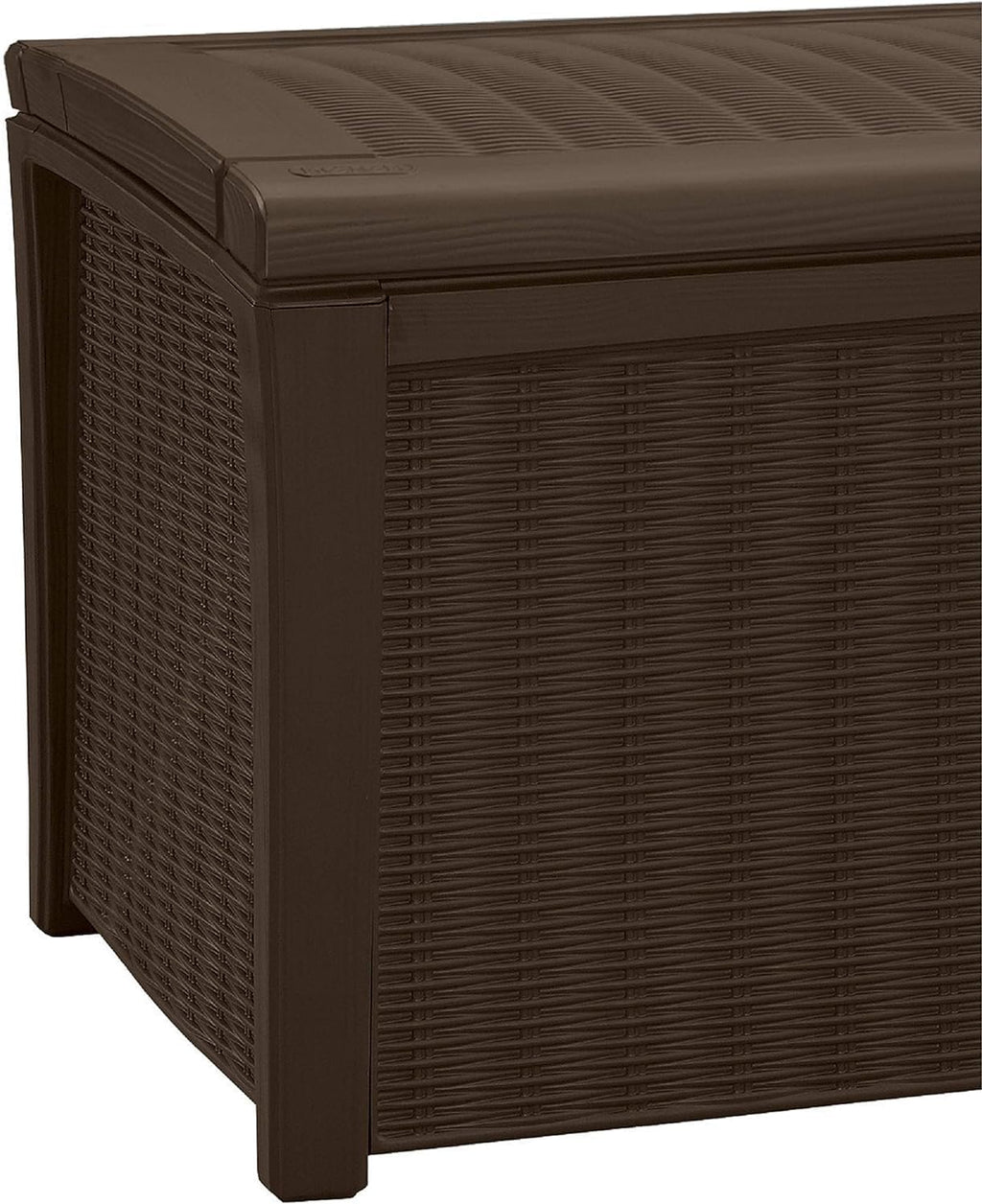Keter Kissenbox Borneo, Braun, 416L Fassungsvermögen, Außenmaße: 130x70x63cm, Auflagenbox wasserdicht und wetterfest, für Outdoor geeignet, Keterbox