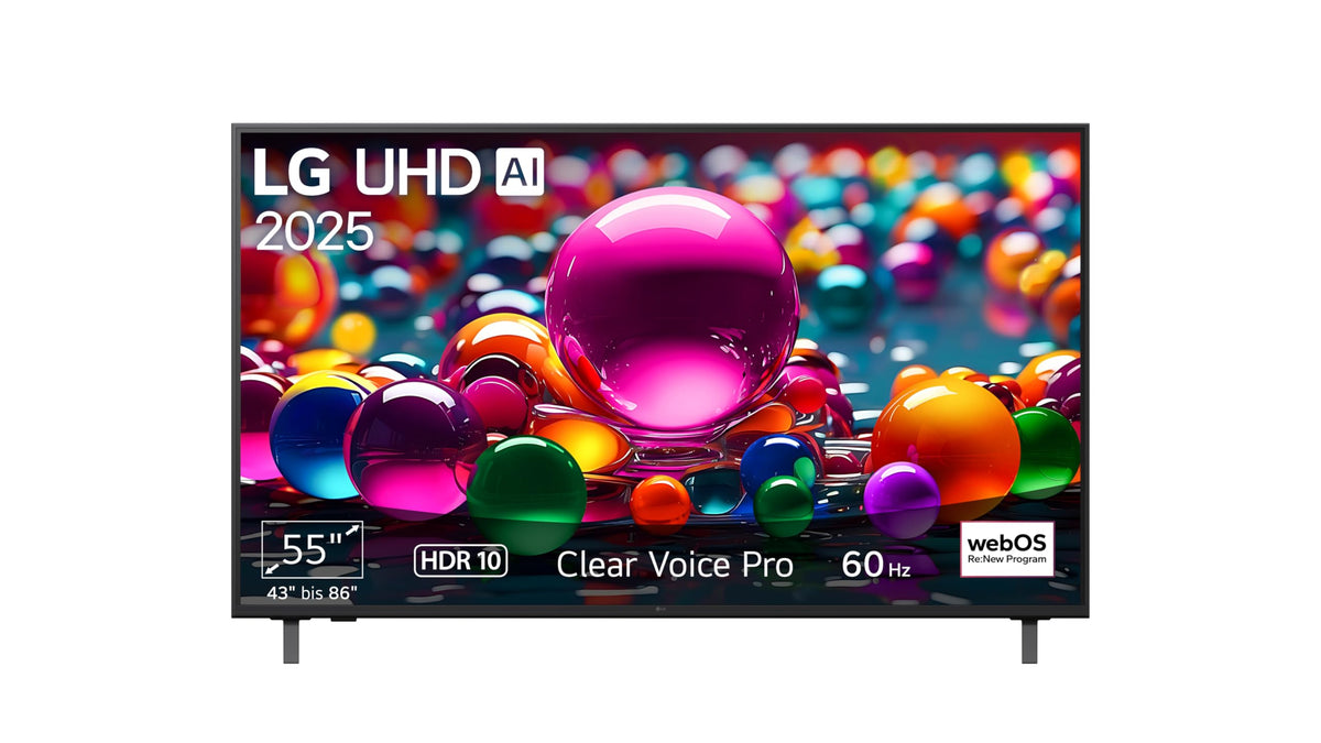 LG 43UA75006LA TV 43 Zoll (109 cm) 4K UHD AI TV (α7 Gen8 4K AI Prozessor, webOS 25, 60Hz) [Modelljahr 2025]