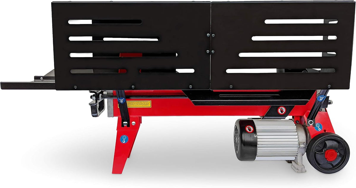 Holzspalter liegend | 6 Tonnen | Holzspalter liegend LS6T-52Ty | Elektrisch 230V | Hydraulik | Premium Liegend Holzspalter | CROSSFER® (6 Tonnen (230V))