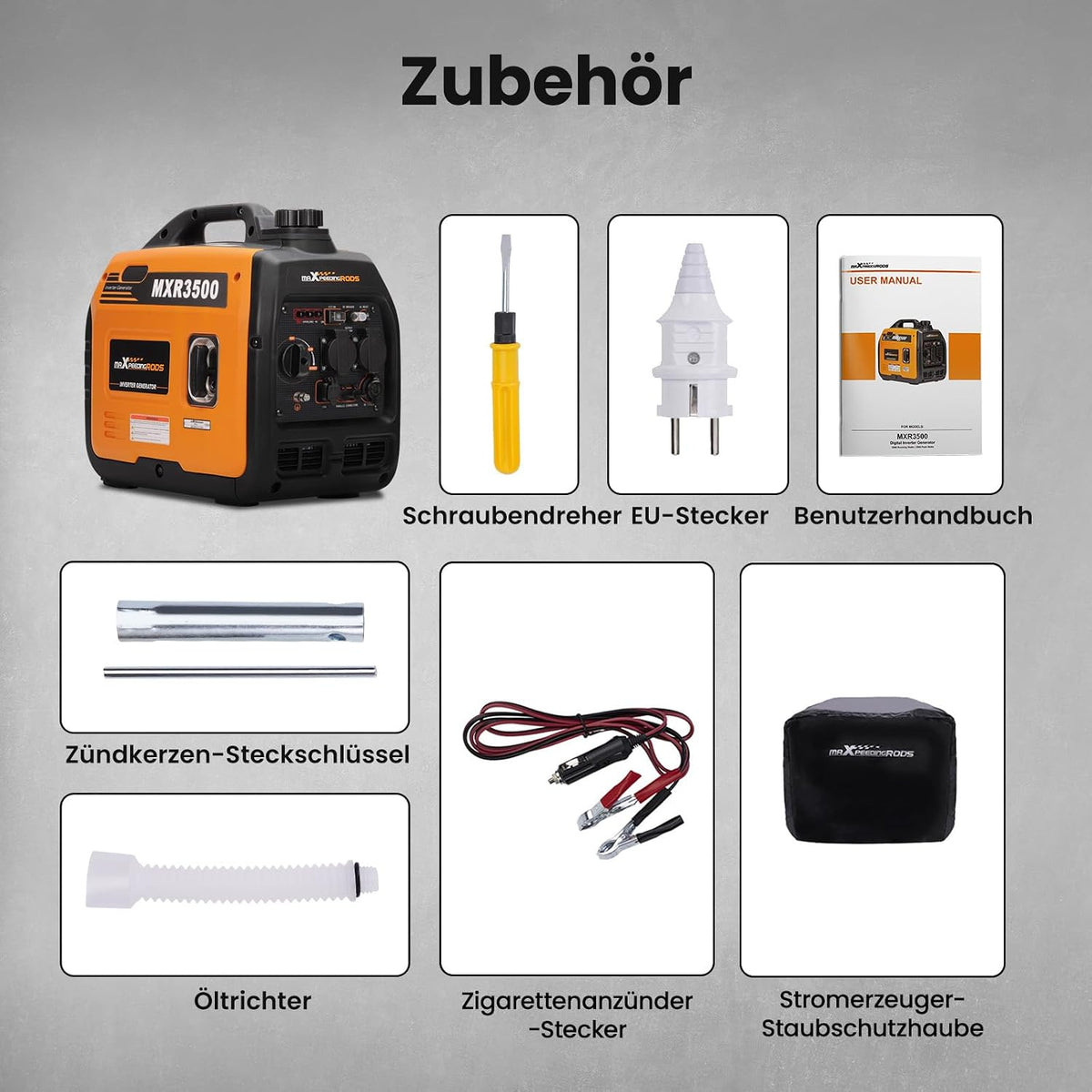 maXpeedingrods MXR3500 Inverter Stromerzeuger Benzin