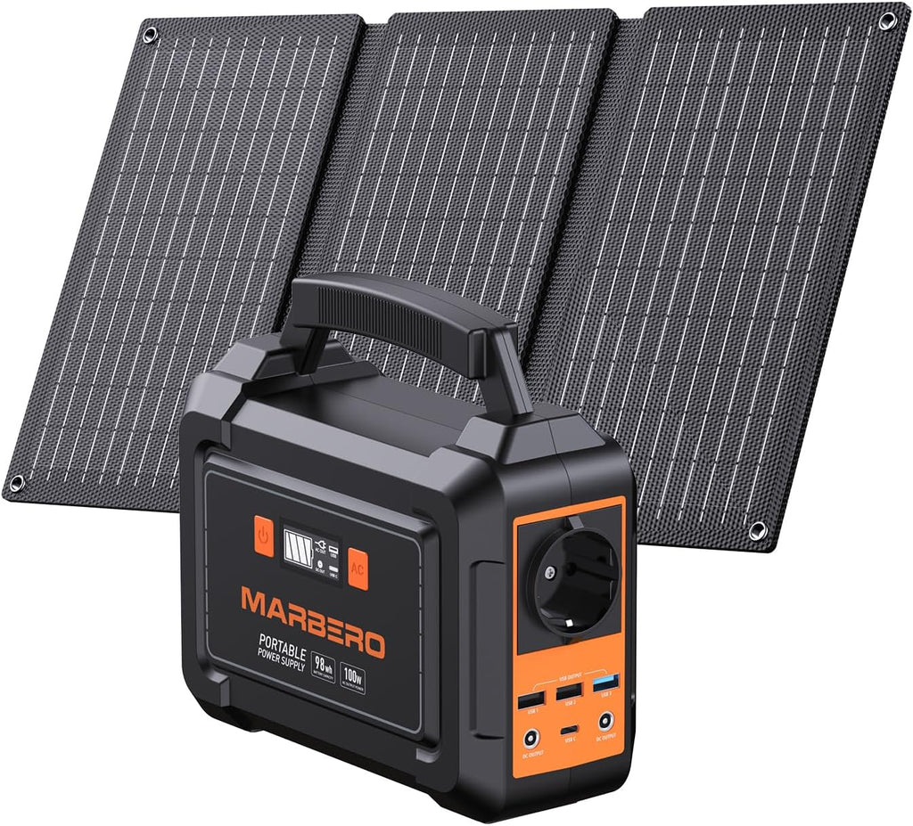 MARBERO Tragbare Powerstation 100W 98Wh