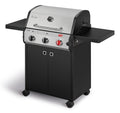 Enders® Gasgrill CHICAGO NEXT 4 R Turbo, 4 Edelstahlbrenner, doppelwandige Garhaube, 2 abklappbare Seitenablagen, integriertes Thermometer - SWITCH GRID™ 13.0 kW, 800 °C TURBO ZONE™, #89366