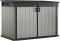 Keter Grande Store Gerätehaus, 2020 Liters, Grau/Braun, 190,5 x 109,3 x 132,5 cm