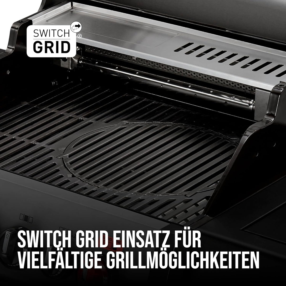 Enders® Gasgrill HYDE 3 SIKR Turbo, 3 Brenner aus Edelstahl für kraftvolles direktes und indirektes Grillen, 800 °C TURBO ZONE™, SWITCH GRID™, Infarot-Backburner und Seitenkocher, #8040
