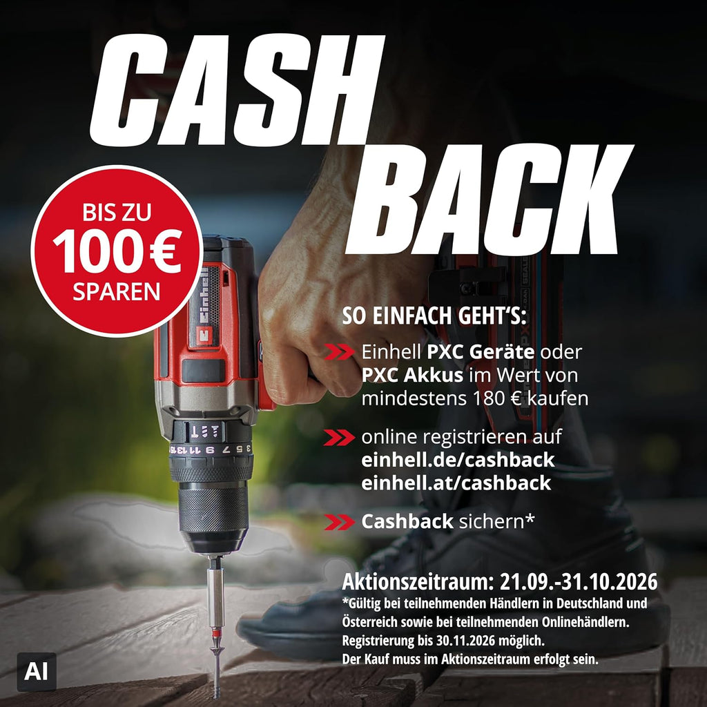 Einhell Rasarro 36/38 Kit Akku-Rasenmäher 36V 38cm