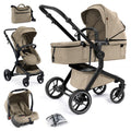 Bergsteiger Lugo 3in1 Kombikinderwagen Komplettset inkl Babyschale