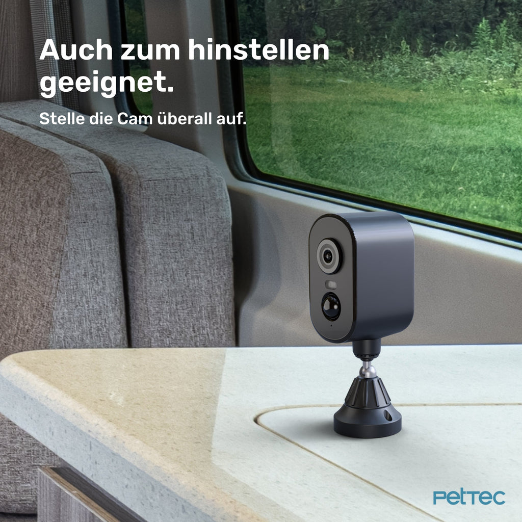 PetTec Cam Free 4G/LTE Überwachungskamera 9000mAh