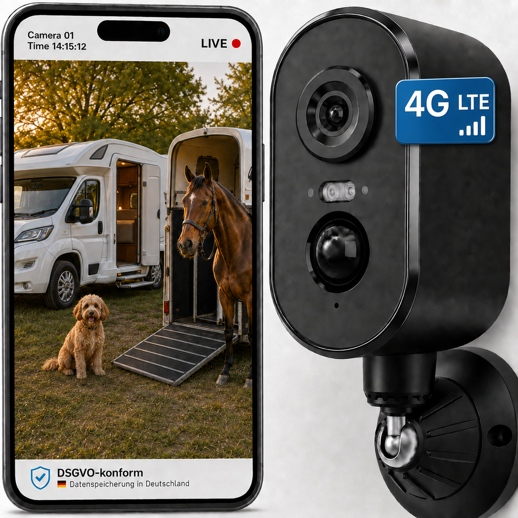 PetTec Cam Free 4G/LTE Überwachungskamera