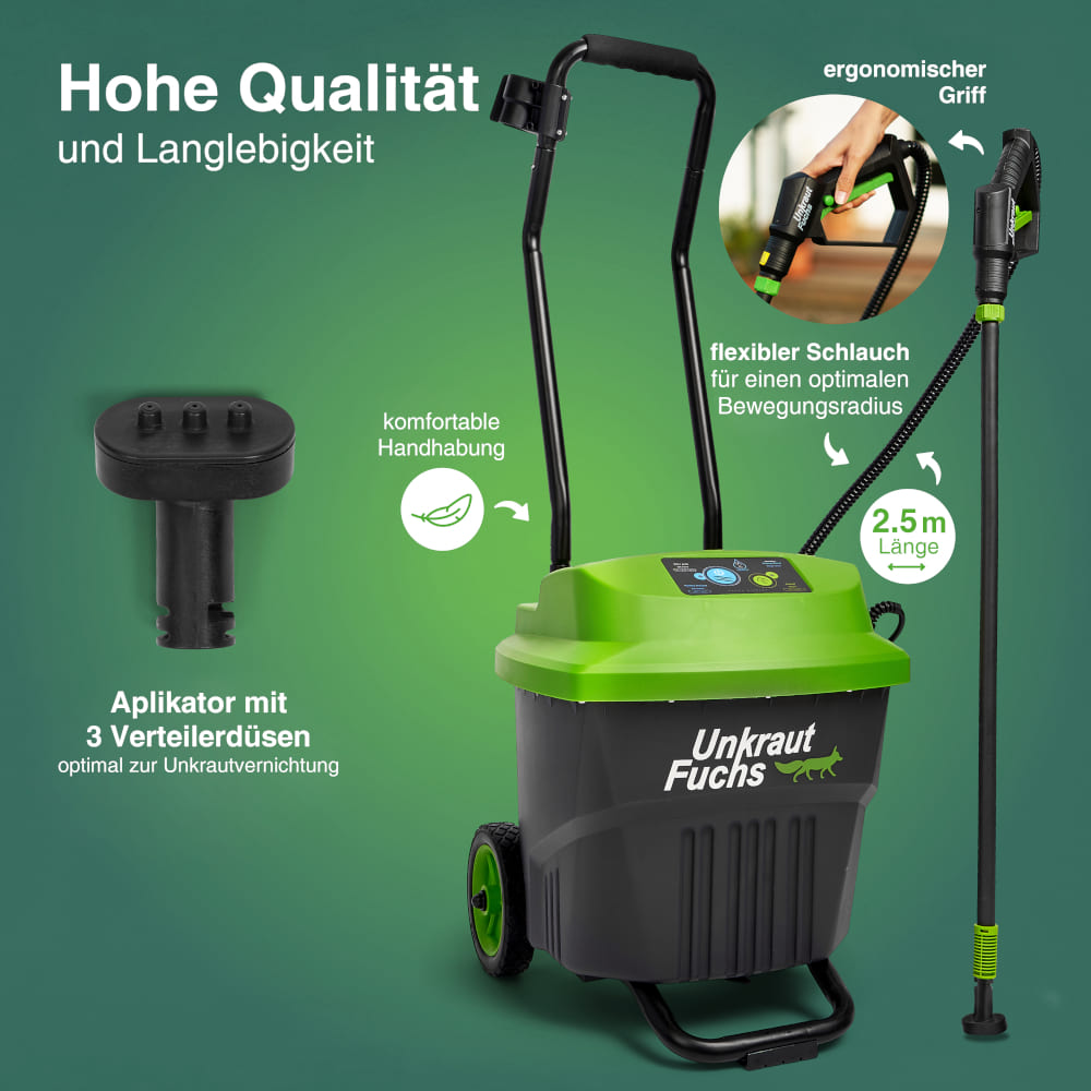 Unkrautfuchs FoxOne Heißwasser Unkrautvernichter 3500W 25L