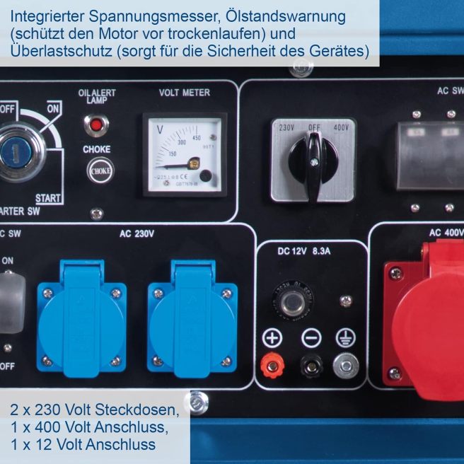 Scheppach SG5200D Diesel-Stromerzeuger 5000W
