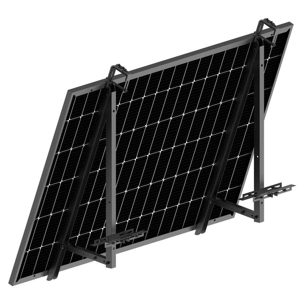 Solarway Balkonkraftwerk Halterung Schwarz 15–30°