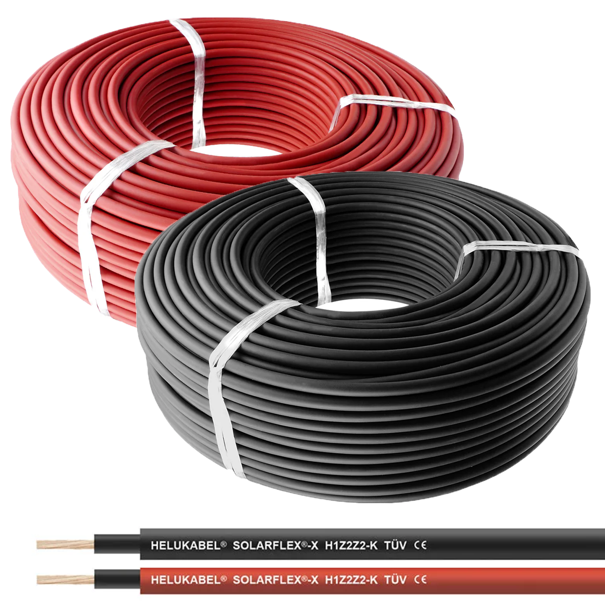 HELUKABEL SOLARFLEX-X H1Z2Z2-K Solarkabel 6mm² 50m