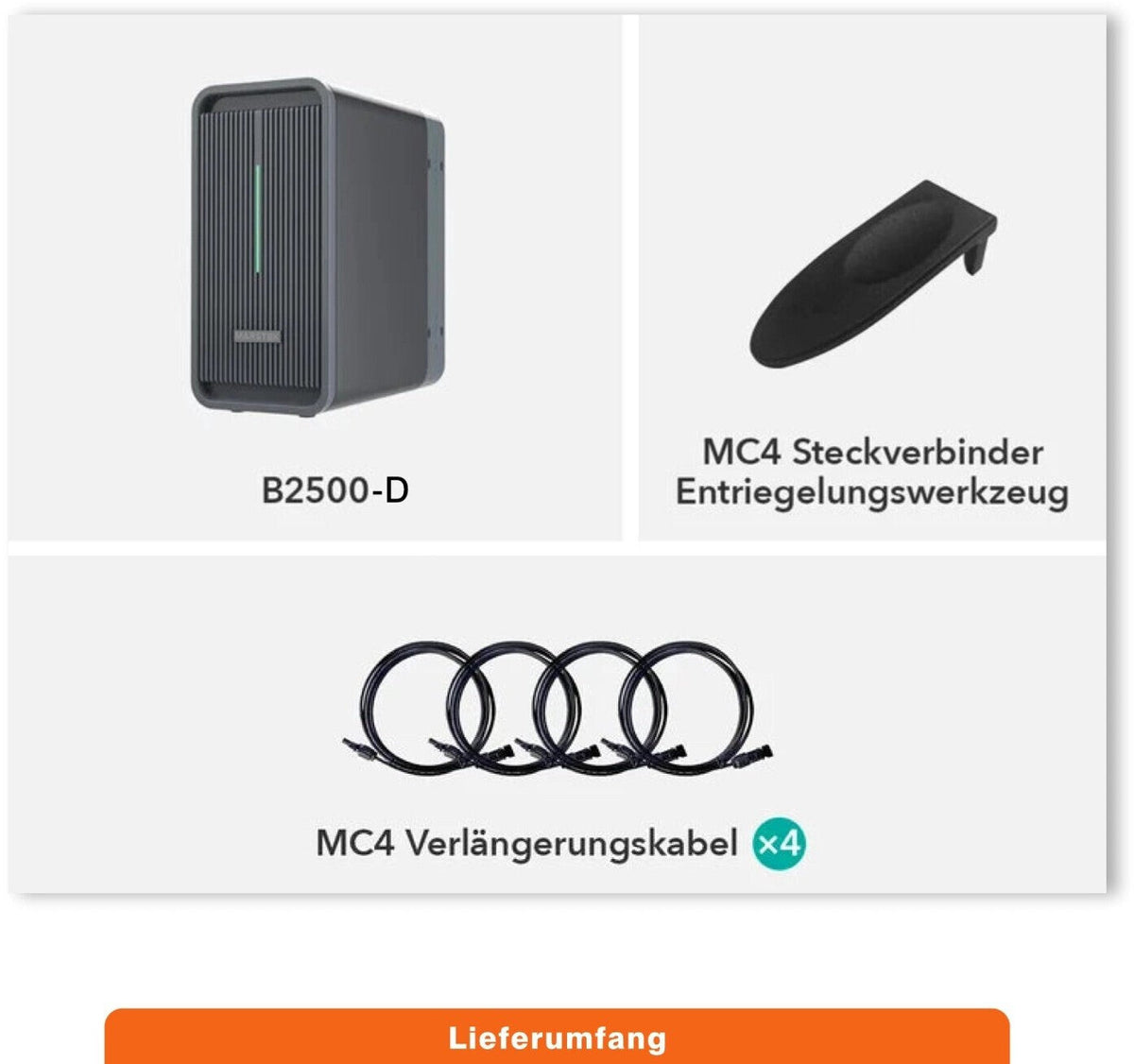 Marstek B2500-D Balkonkraftwerk Speicher 2,24 kWh 1600W