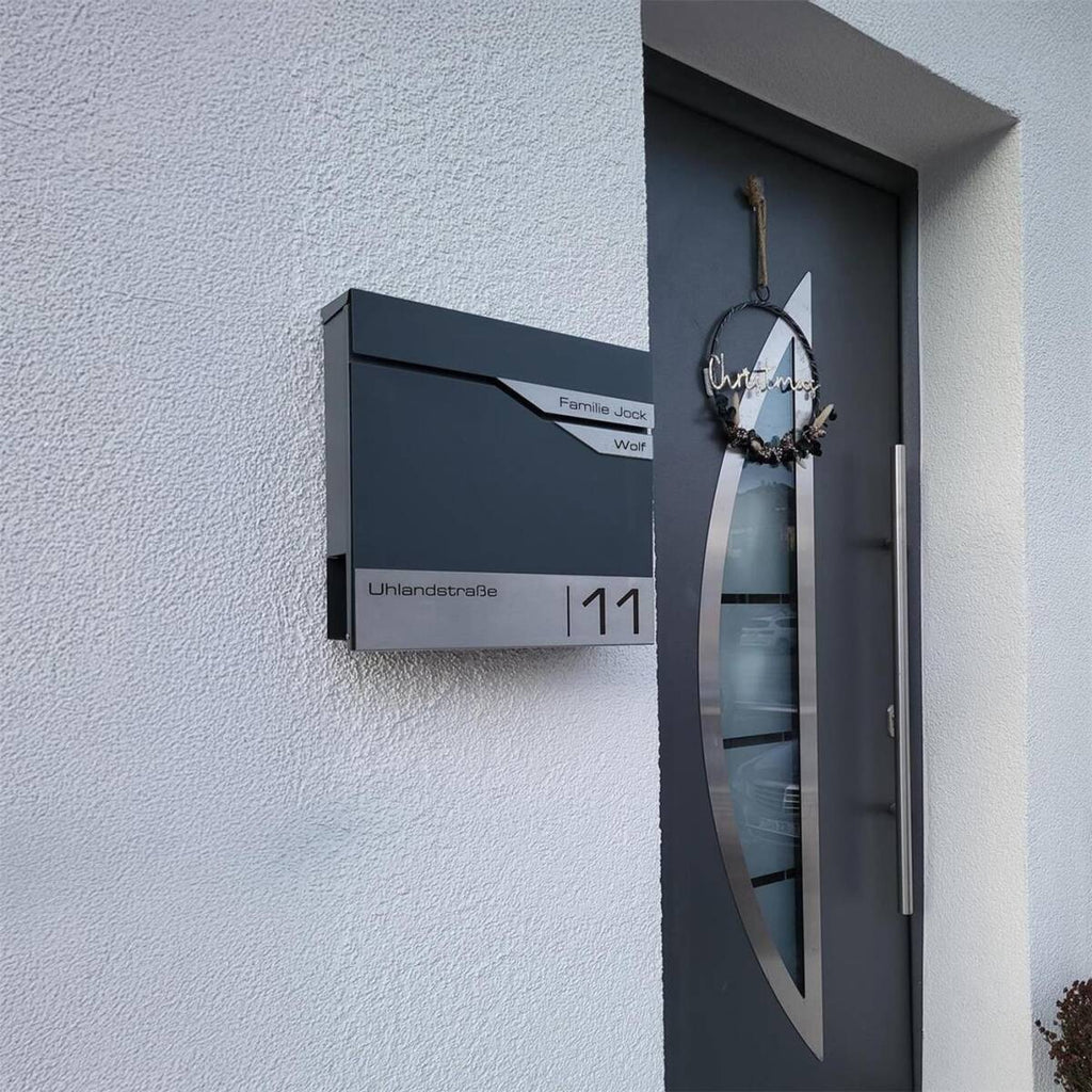 Metzler Albrecht Briefkasten Anthrazit RAL 7016