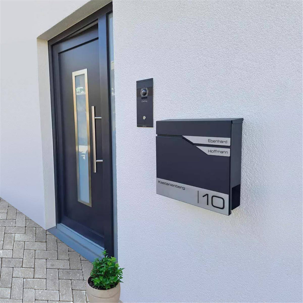 Metzler Albrecht Briefkasten Anthrazit RAL 7016