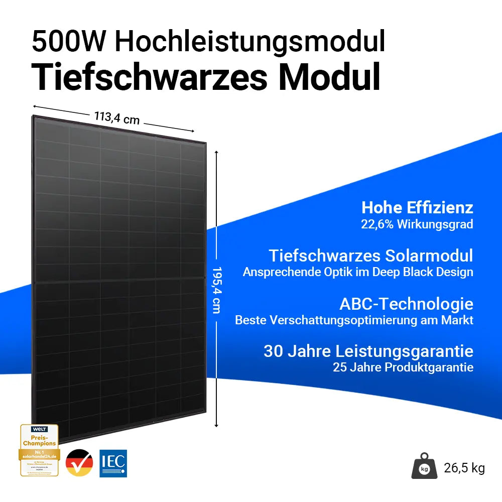 AIKO Solar Neostar 2S+ A500-MAH60Db Solarmodul 500W
